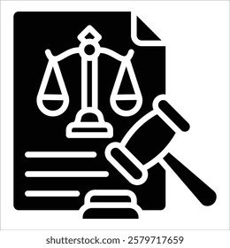 Legal Icon Element For Design