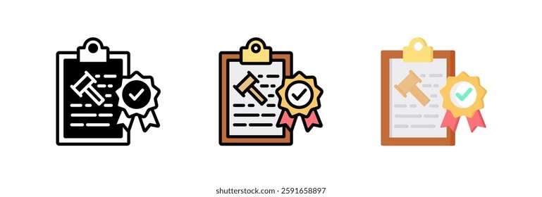 Legal Icon Element For Design