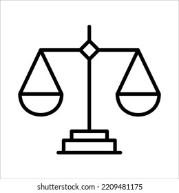Legal Icon Logo Design Vector Template Illustration Sign And Symbol Pixels Perfect