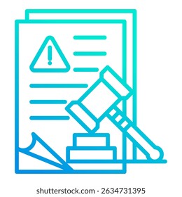 Legal Issue Icon Element For Design