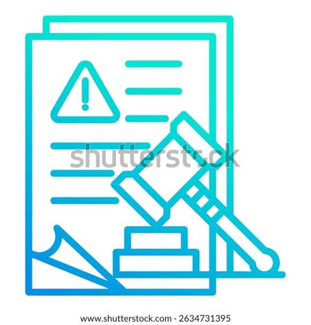Legal Issue Icon Element For Design