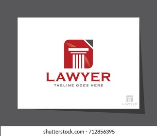legal law logo icon vector template