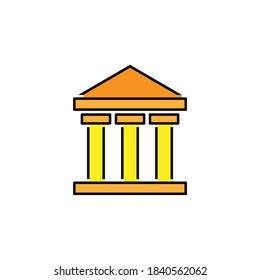 legal line colored icon. Teamwork at the idea. Signs and symbols can be used for web, logo, mobile app, UI, UX