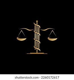 legal logo for agencies engaged in the field of law or related companies