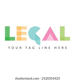 Legal logo vector art by illustration