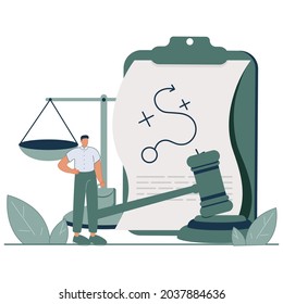 Legal Outsourcing Abstract Concept Vector Illustration. Litigation Support, Legal Research, Paralegal Services, Attorney Assistant, Forensic Accounting, Law Firm, Affidavit Abstract Metaphor.