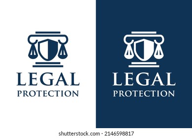 Legal Protection Logo, Creative Logo For Loyal Logo Design