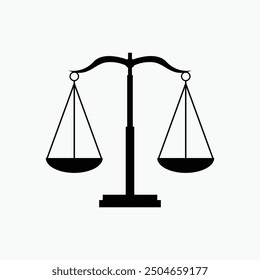 legal scales justice law logo vector template download