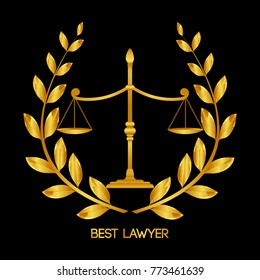 Legal services emblem. Legal logo. Law office