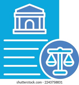 Legal vector icon. Can be used for printing, mobile and web applications.