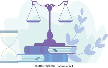 legale Website, Vektorgrafik, Website-Header-Symbole im flachen Stil