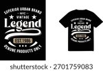 legend 1986 t-shirt logo design..eps