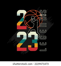  legend basketball player t shirt print.