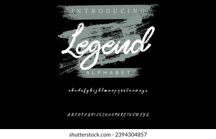 Legend BRUSH Signature Font Calligraphy Logotype Script Brush Font Type Font lettering handwritten