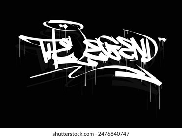 THE LEGEND graffiti tag style design