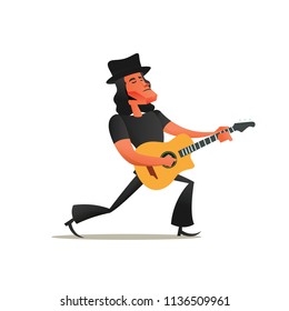 Legend Of Guitarist With Black Hat