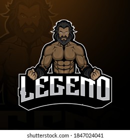 Legend Hercules Esport Mascot Logo Design