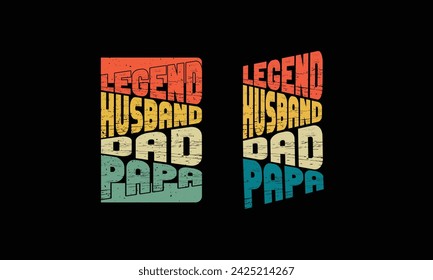 Legende Ehemann Papa Papa - Vätertag Design.