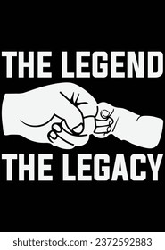 The Legend The Legacy eps cut file for cutting machine