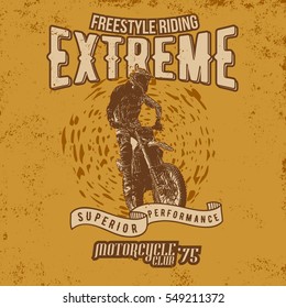Legend Motorcycles Club Vintage Racers T-Shirt Design