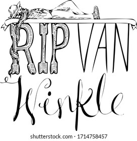 Legend of Rip Van Winkle illustration
