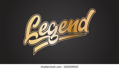 Legend Text Effect Typography Design Text Design Lettering Design Calligraphy art Gradient Text Effect