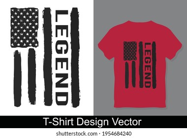 Legend T-Shirts Vector Design Best Quality