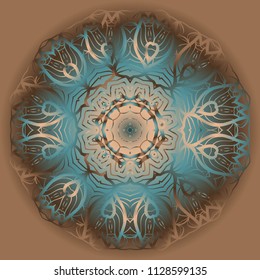 Legend vector mandala, Floral mandala. Oriental mandala. Vintage decorative elements. Vector illustration. It is super brilliant vector illustration