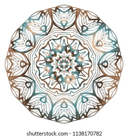 Legend vector mandala, Floral mandala. Oriental mandala. Vintage decorative elements. Vector illustration. It is super brilliant vector illustration