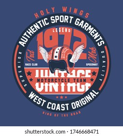 Legend Vintage Collage Typography Graphics. T-shirt Printing Design for sportswear apparel. CA original wear. Concept in vintage graphic style for print production. Vector for Poster. West Coast.