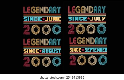 Legendary June to September 2000,Vintage Bundles.25th birthday gift.