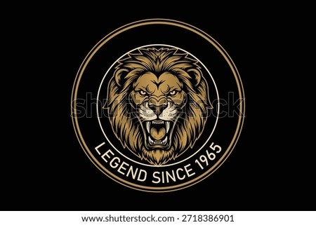 Legendary lion logo with fierce expression since 1965