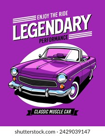 Legendary Performance Retro Car Design