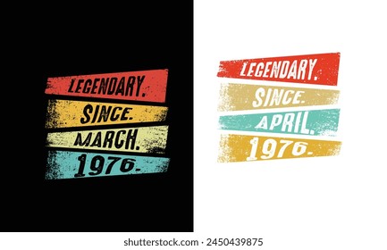 Legendary since March and April-Vintage design.Modern vintage.