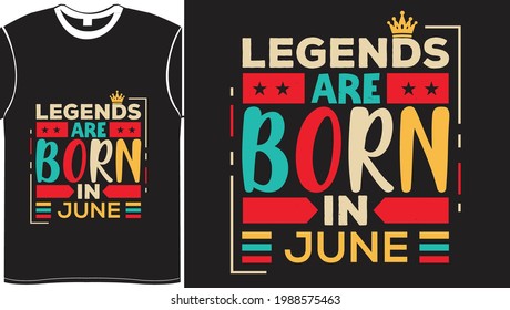 legends are born in june