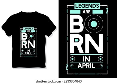 Legends are born in may birthday quotes t shirt design