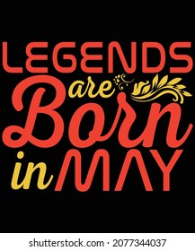 legends are borns in december t shirt design