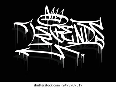 LEGENDS graffiti tag style design
