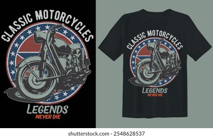 Legends never die. Classic motorcycles.