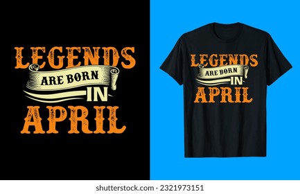 Legends vintage t shirt design