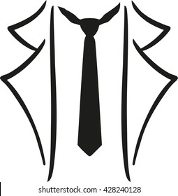 Legere suit with tie