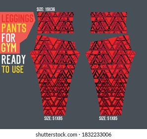 pantalones de piernas para el gimnasio listos para usar,moho plantilla diseño de moda deportiva