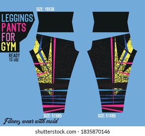 legging pants for gym ready to use,mold template sport fashion design