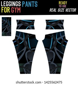leggings pants fashion with mold ready to use