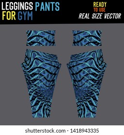 leggings pants fashion with template ready to use