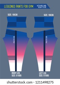 leggings pants for gym with mold
