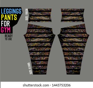 leggings pants for gym,ready to use,with mold