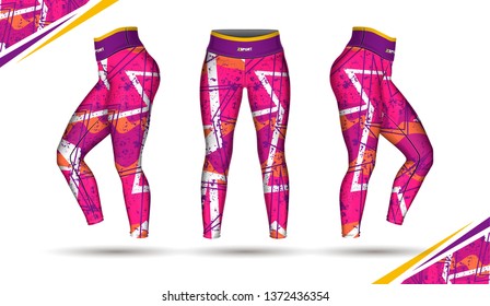 
leggings pants training fashion illustration