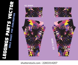 leggings pants vector for gym with mold ready to use