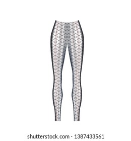 leggings tights legs female pattern vector